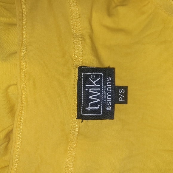 Twik Yellow Sleeveless Dress with Ruffle Hem S - Picture 7 of 8